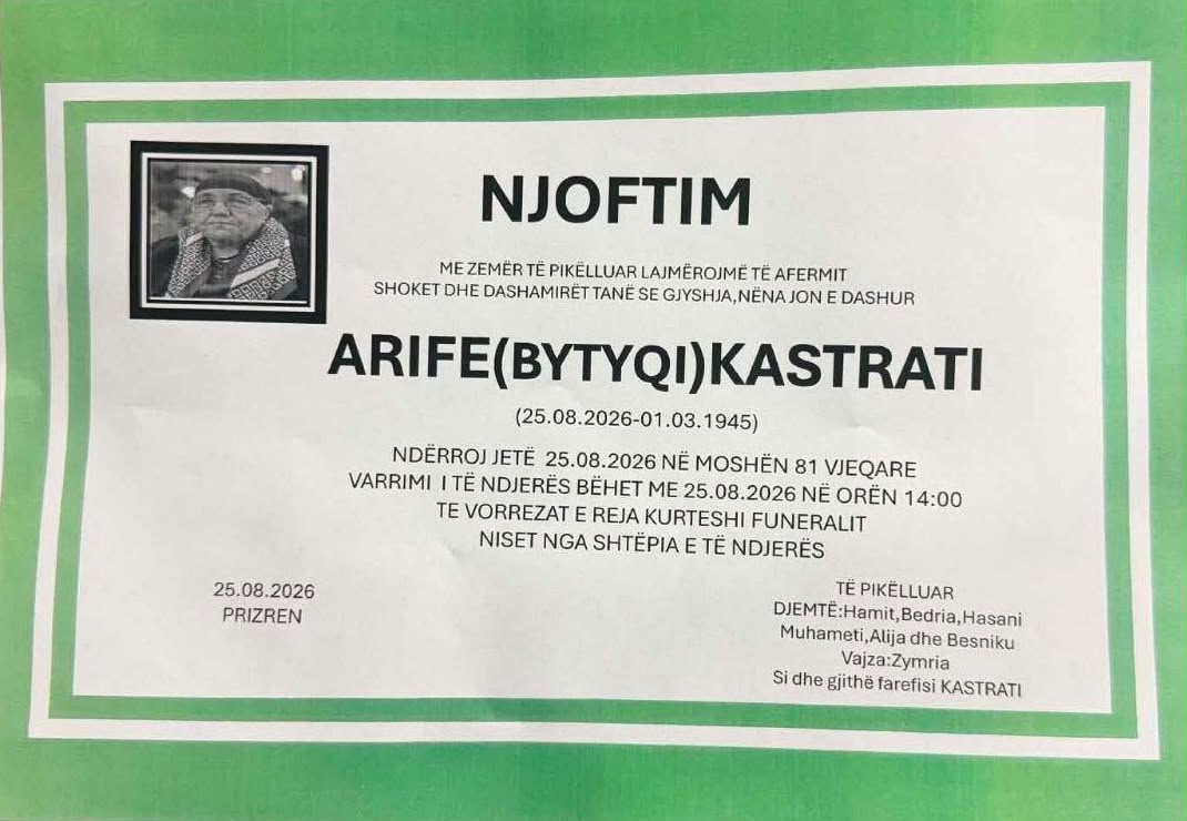 Arife Mehmet kastrati