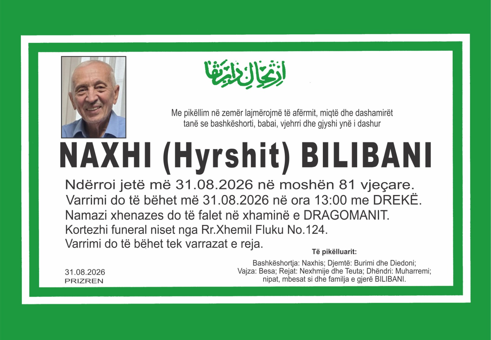 Naxhi Hyrshit Bilibani