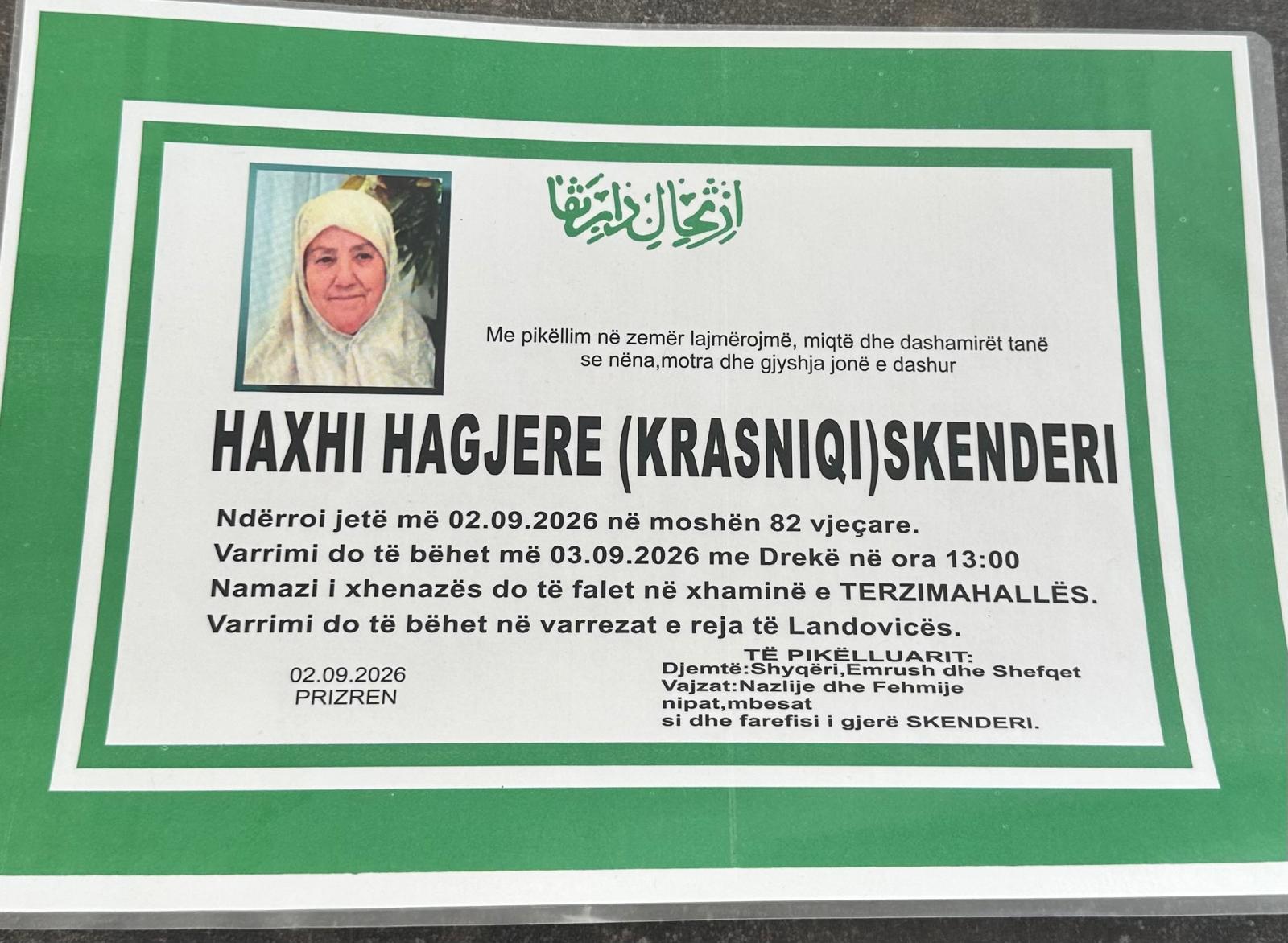 Hagjere Hanife Skenderi