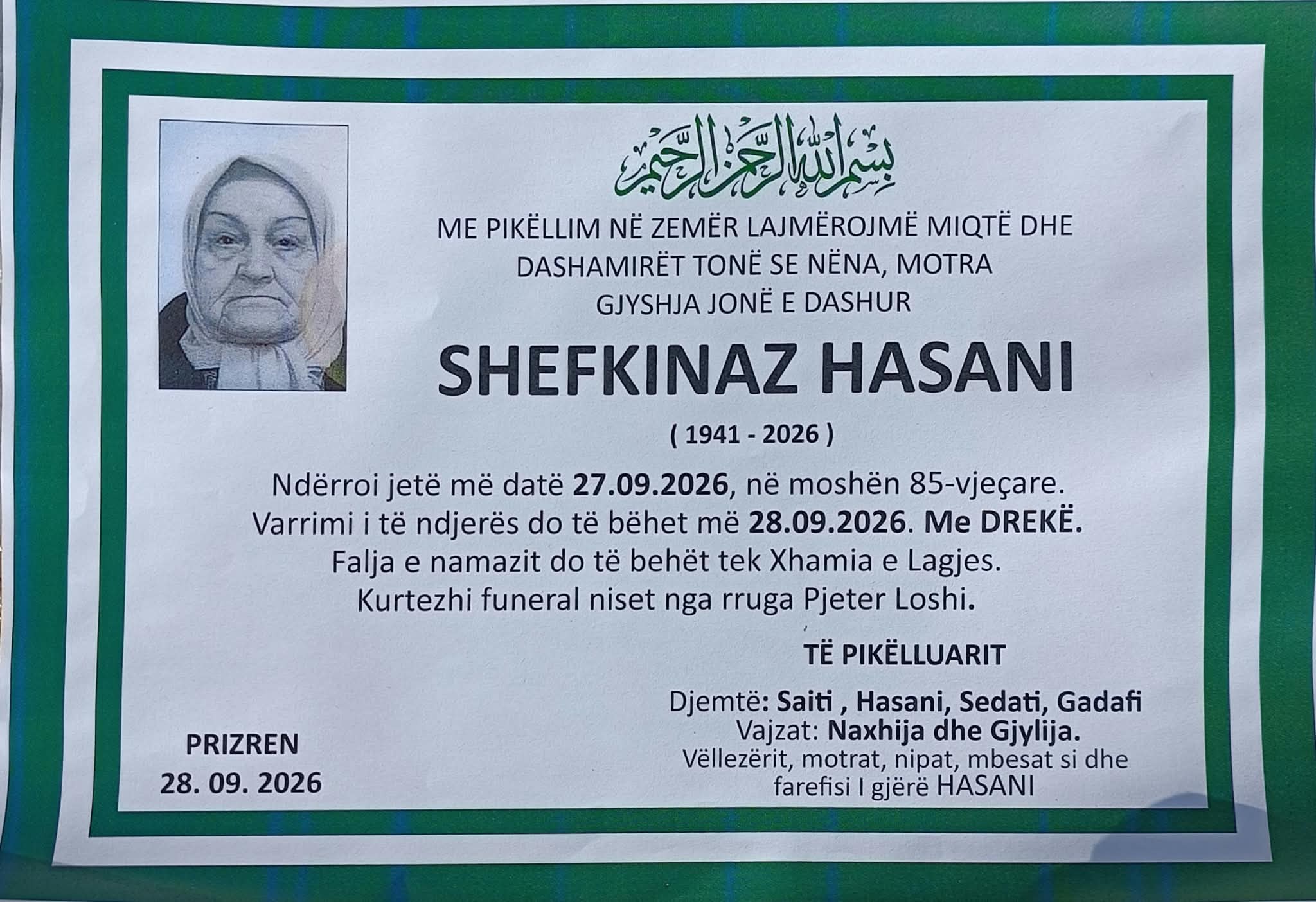 Shefkinaz Garip Hasani
